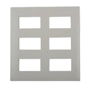 Legrand Mylinc 18M Plate With Frame, 6755 78